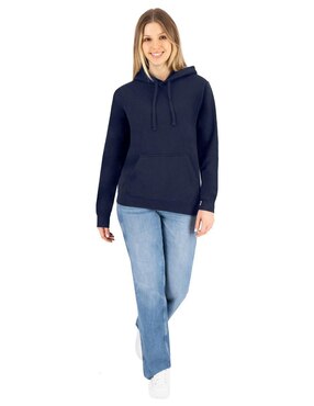 Sudadera con capucha y bolsa Indicum Denim para mujer