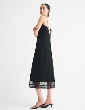 Vestido midi formal Abercrombie & Fitch HOL25 para mujer