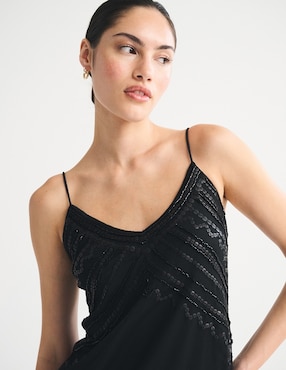 Vestido midi formal Abercrombie & Fitch HOL25 para mujer