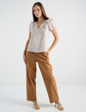 Blusa Petite Studio manga corta para mujer