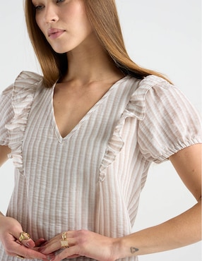 Blusa Petite Studio manga corta para mujer