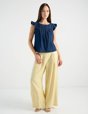 Blusa Petite Studio manga corta para mujer