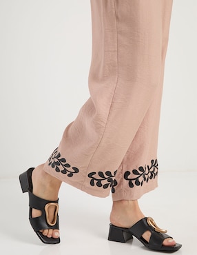 Pantalón Petite Studio amplio para mujer