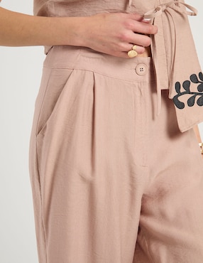 Pantalón Petite Studio amplio para mujer