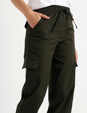 Pantalón capri Petite Studio straight para mujer