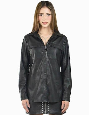Camisa Roman Fashion manga larga para mujer