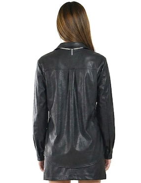 Camisa Roman Fashion manga larga para mujer