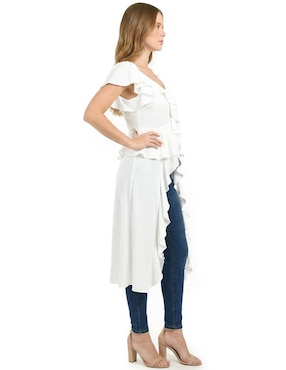 Blusa Roman Fashion sin manga para mujer