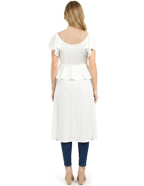 Blusa Roman Fashion sin manga para mujer
