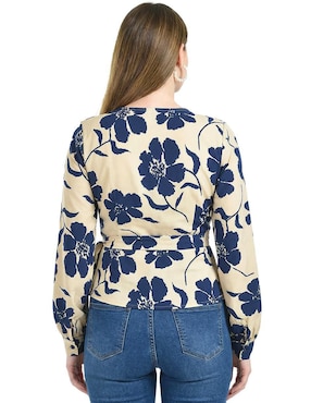 Blusa Roman Fashion manga larga para mujer