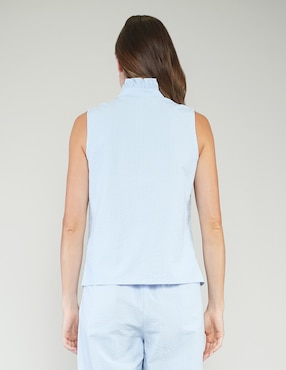 Blusa Parallel sin manga para mujer