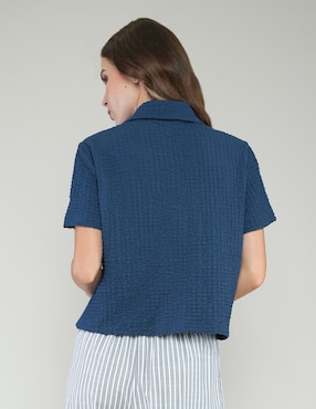 Blusa Parallel manga corta para mujer