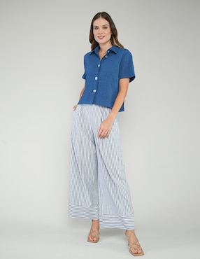 Blusa Parallel manga corta para mujer