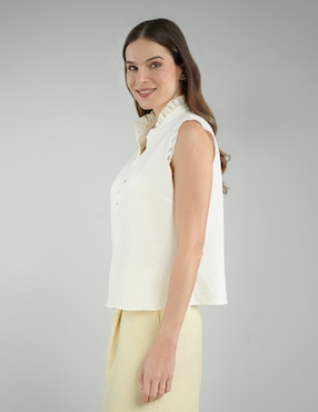 Blusa Parallel sin manga para mujer