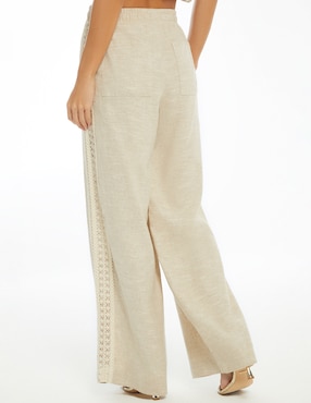 Pantalón relaxed Studio F palazzo para mujer