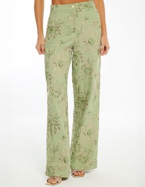 Pantalón relaxed Studio F palazzo para mujer