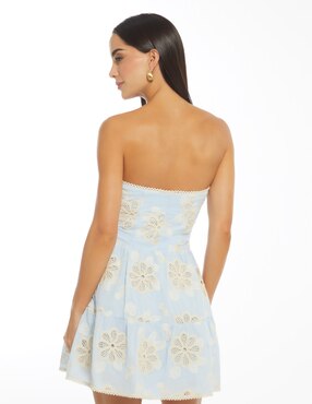 Vestido corto casual Studio F Encanto Floral para mujer
