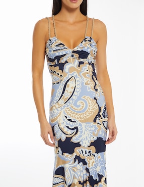 Vestido largo casual Studio F Los Roques Travel para mujer