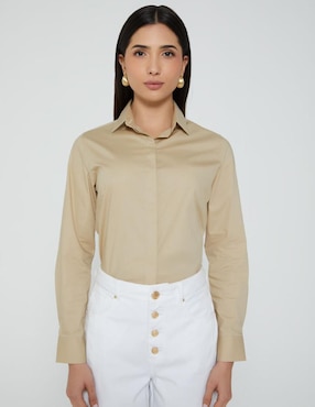 Blusa Studio F manga larga para mujer