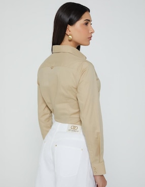 Blusa Studio F manga larga para mujer