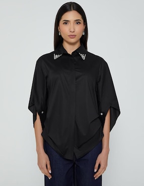 Blusa Studio F manga 3/4 para mujer