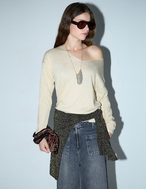Playera manga larga Renatta&Go para mujer