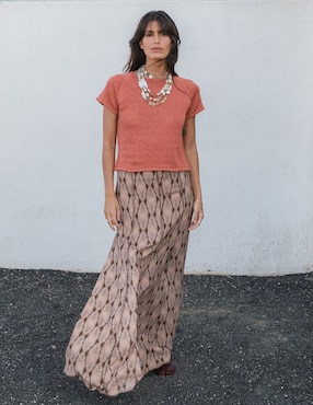 Blusa Renatta&Go manga corta para mujer