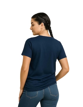 Playera manga corta Star Wars cuello redondo para mujer