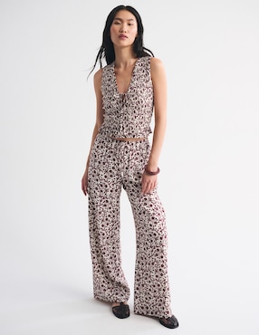 Pantalón Abercrombie & Fitch recto para mujer