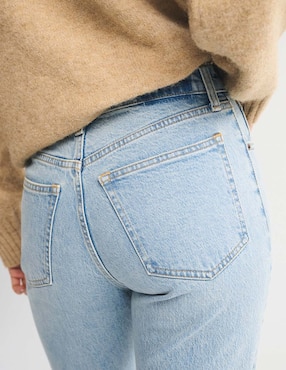 Jeans relaxed straight Abercrombie & Fitch para mujer