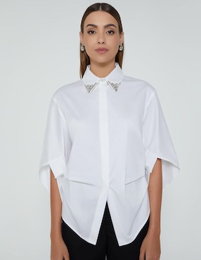 Blusa Studio F manga 3/4 para mujer