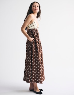 Vestido largo casual Abercrombie & Fitch para mujer