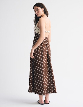 Vestido largo casual Abercrombie & Fitch para mujer