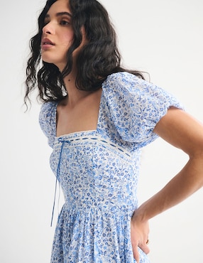Vestido midi casual Abercrombie & Fitch para mujer