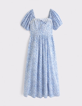 Vestido midi casual Abercrombie & Fitch para mujer