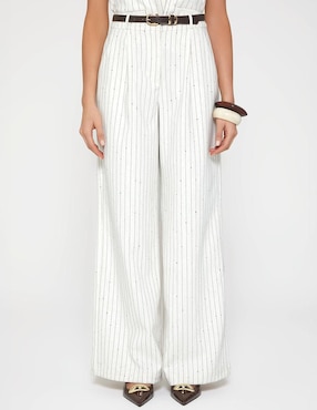 Pantalón relaxed Studio F palazzo para mujer