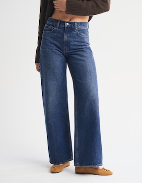 Jeans wide leg Abercrombie & Fitch para mujer