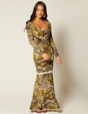 Vestido largo Studio F Terra Amazona México para mujer