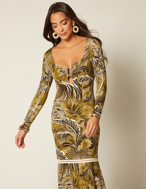 Vestido largo Studio F Terra Amazona México para mujer