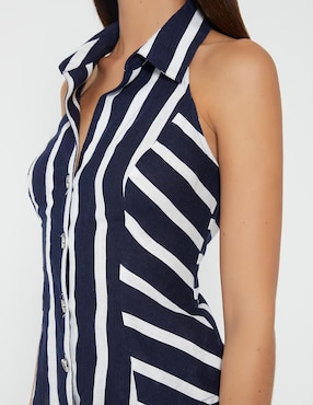 Blusa Studio F Crucero Wally sin manga para mujer