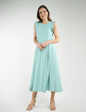 Vestido midi casual Parallel para mujer