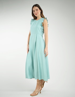 Vestido midi casual Parallel para mujer