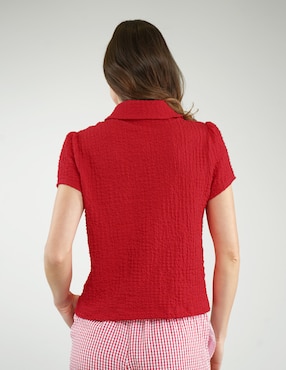 Blusa Parallel manga corta para mujer
