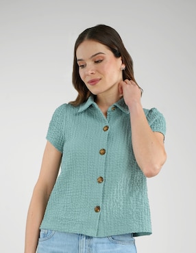 Blusa Parallel manga corta para mujer