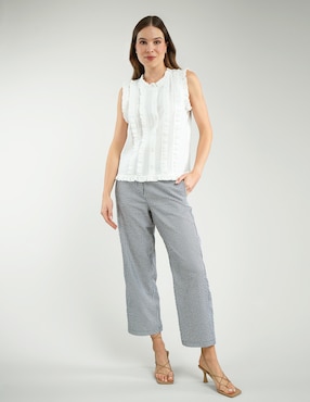 Blusa Parallel sin manga para mujer