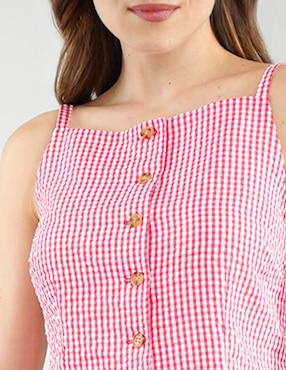 Blusa Parallel sin manga para mujer