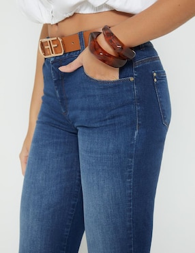 Jeans acampanado cintura Studio F Akora para mujer