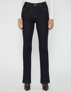 Jeans bota cintura Studio F Akora para mujer
