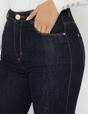 Jeans bota cintura Studio F Akora para mujer