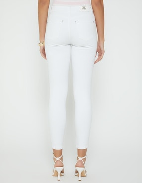 Jeans skinny cintura Studio F Alberta para mujer
